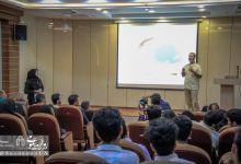 گزارش تصویری | سخنرانی علمی چگونگی تشکیل دهانه های نوری شهابسنگها | پروفسور روچته از کشور فرانسه  